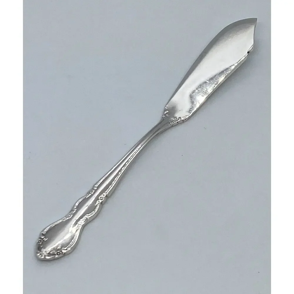 Butter Spreader Towle Supreme Cutlery BARONESS Silver Plate (E.P.) 6 3/4” Korea